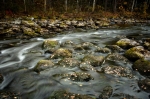 &copy;  - Stream and mossy rocks in Oulanka national park. Tripod, polarisation filter and longer shutter speed. 