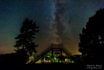 &copy; Martin Mark - Linnutee Rõuge Ööbikuoru kiige kohal. 5. oktoober 2015 Nikon D810A + Nikkor 14-24mm f2.8 @ 24mm, 15sek, f2.8, ISO3200 